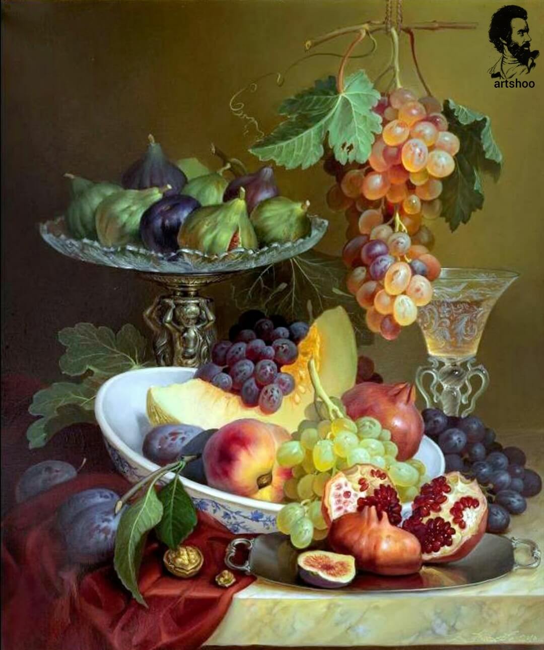 آموزش نقاشی رنگ روغن